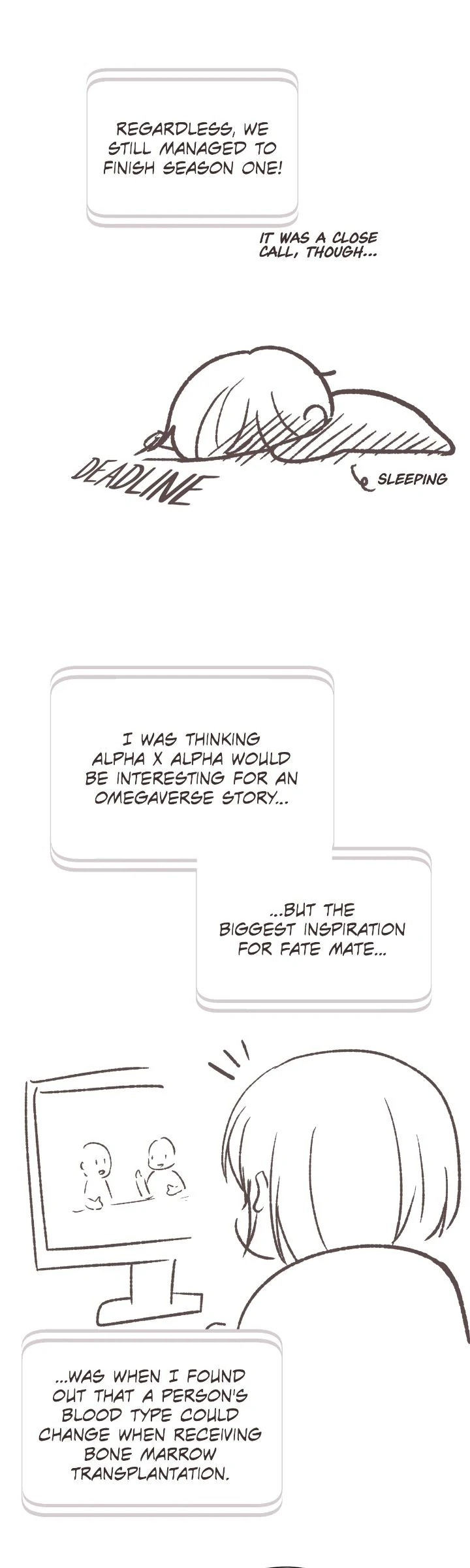 Fate Mate - Creator's Note manhwa