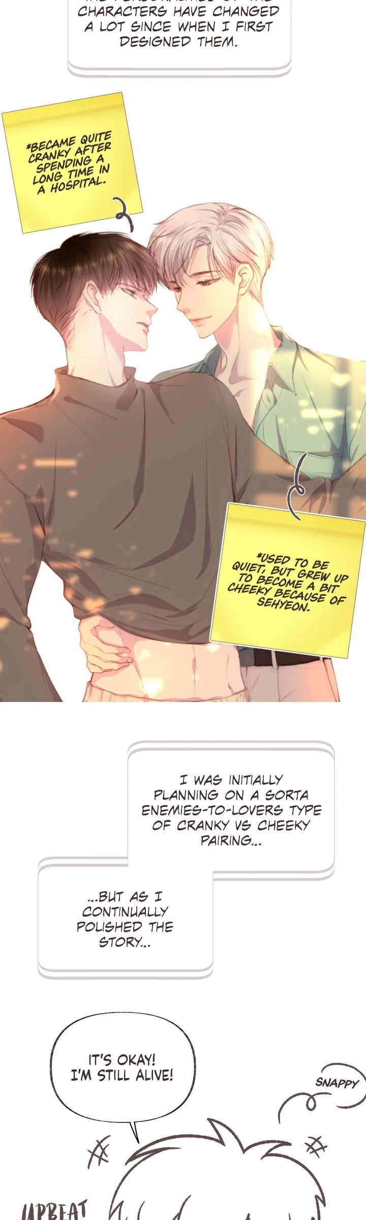 Fate Mate - Creator's Note manhwa
