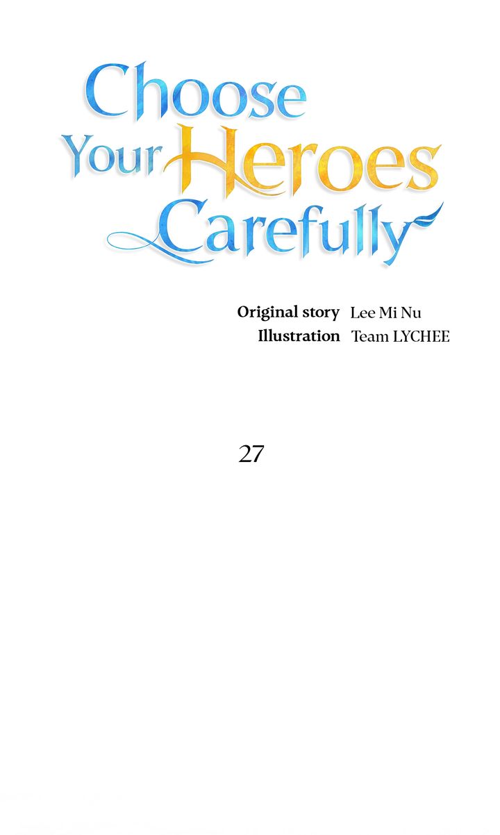Choose Your Heroes Carefully [Official] - Chapter 27 manhwa