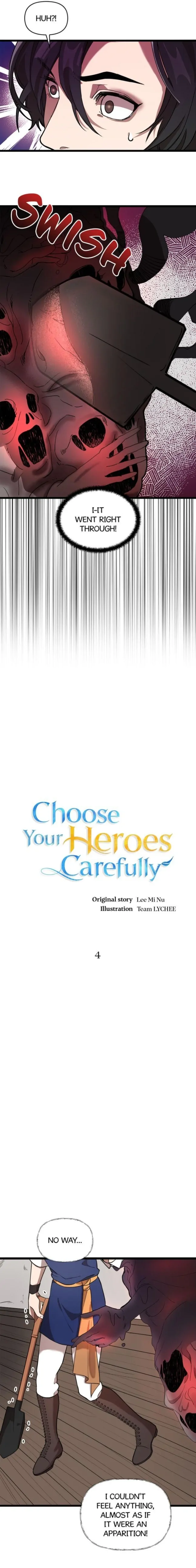 Choose Your Heroes Carefully [Official] - Chapter 4 manhwa
