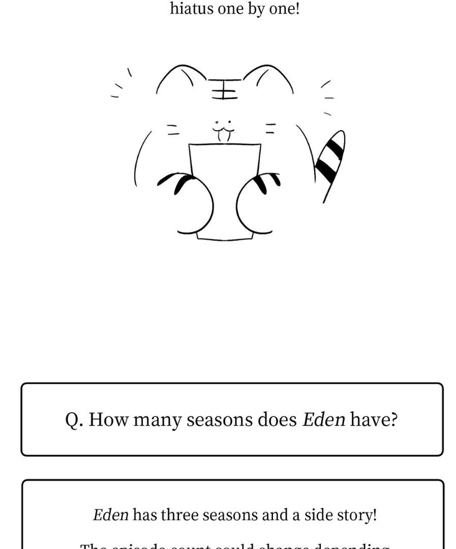 Eden - Creator's Note manhwa