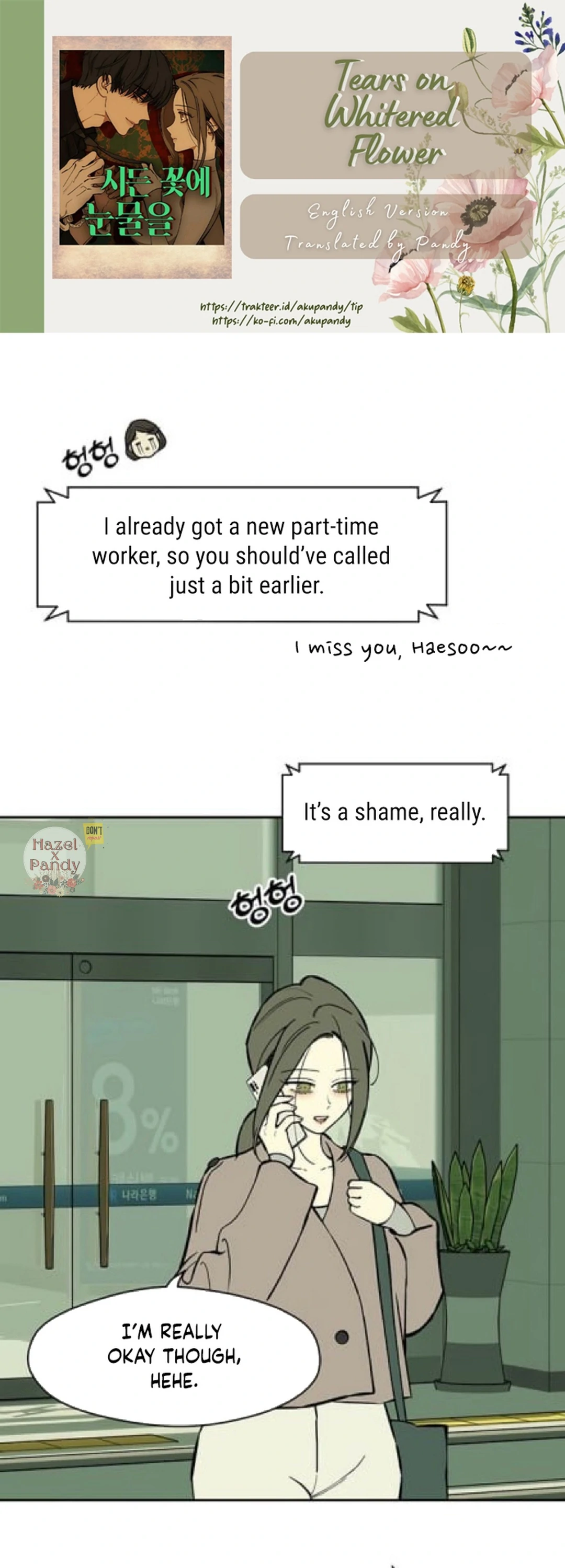 Tears on a Withered Flower – ENGLISH VER 「Pandy」 - Chapter 62 manhwa