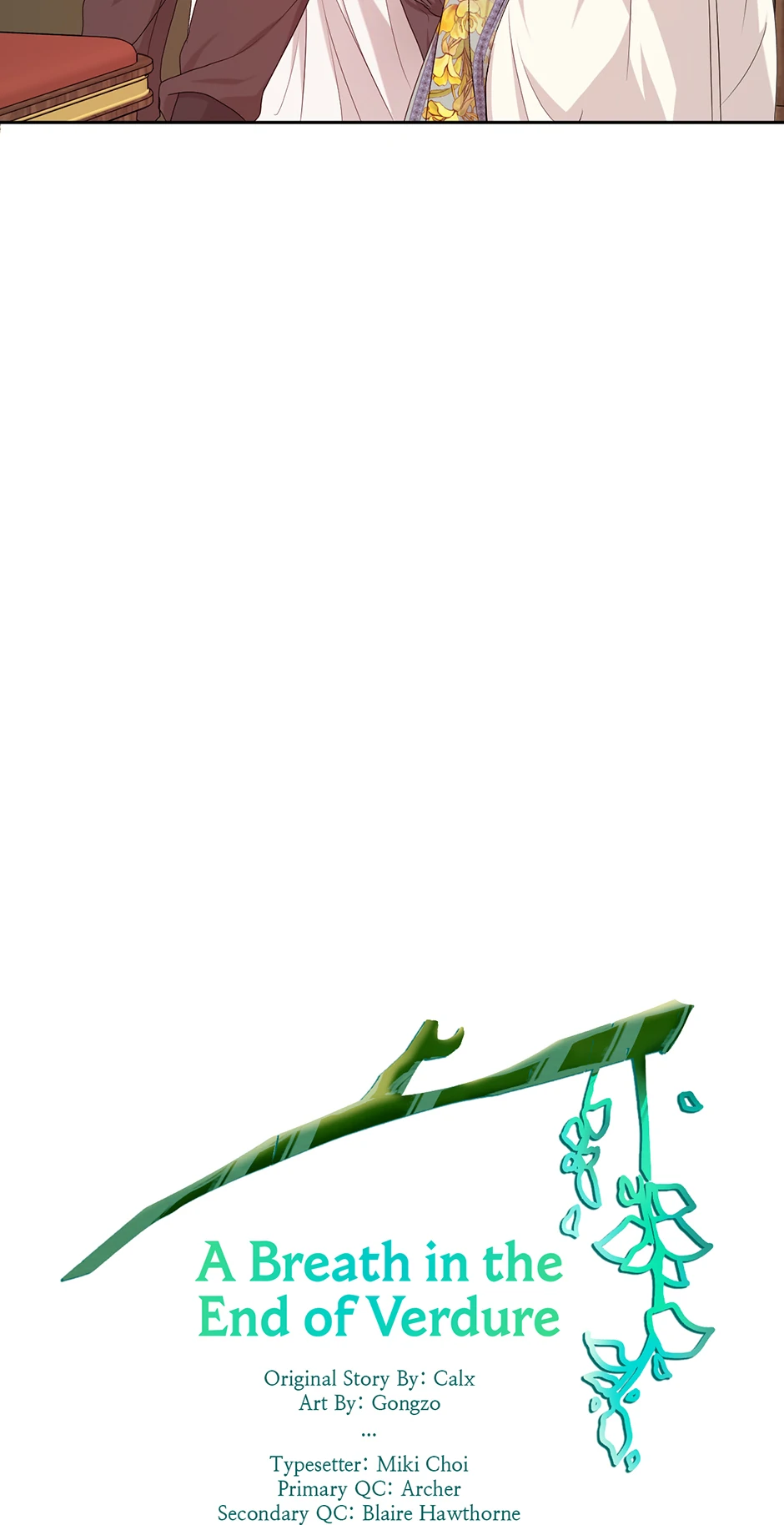 A Breath in the End of Verdure - Chapter 14 manhwa
