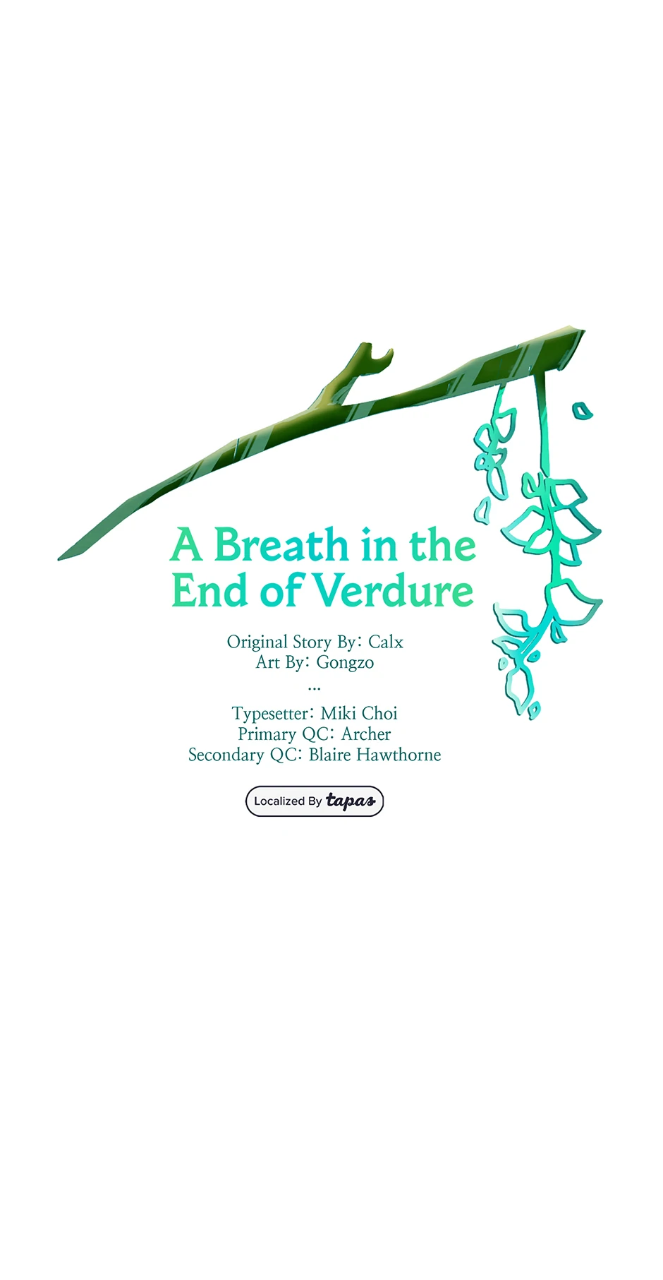 A Breath in the End of Verdure - Chapter 3 manhwa