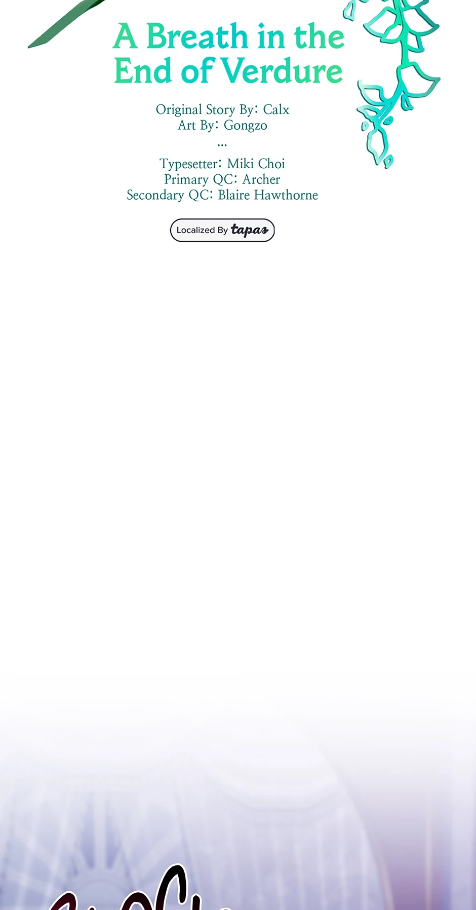 A Breath in the End of Verdure - Chapter 31 manhwa
