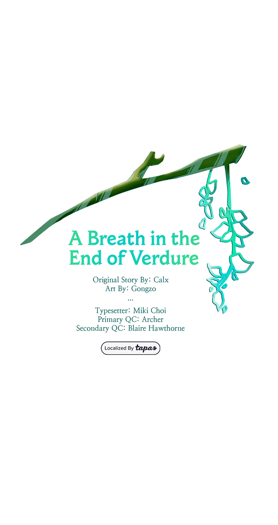 A Breath in the End of Verdure - Chapter 32 manhwa