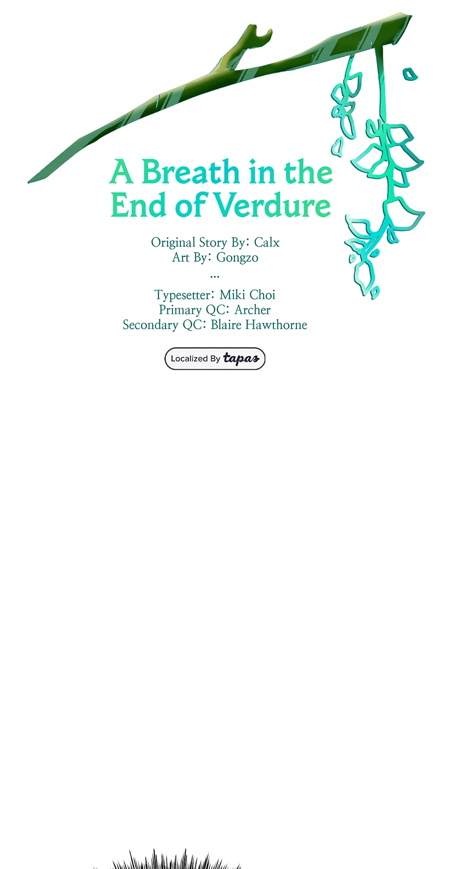 A Breath in the End of Verdure - Chapter 33 manhwa