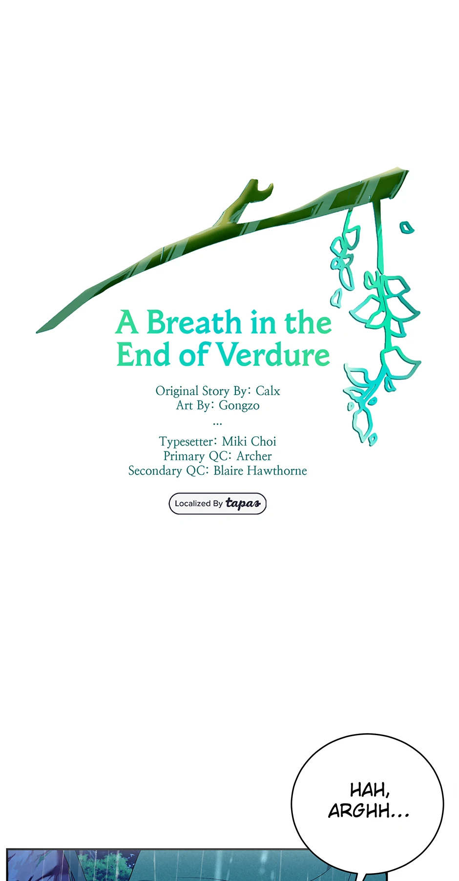 A Breath in the End of Verdure - Chapter 5 manhwa