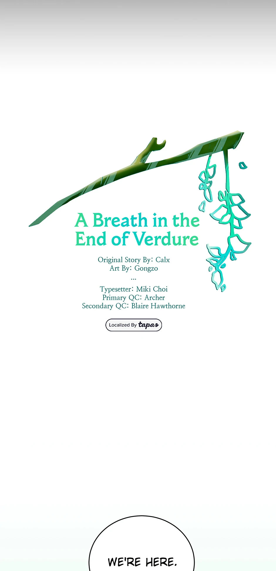 A Breath in the End of Verdure - Chapter 8 manhwa