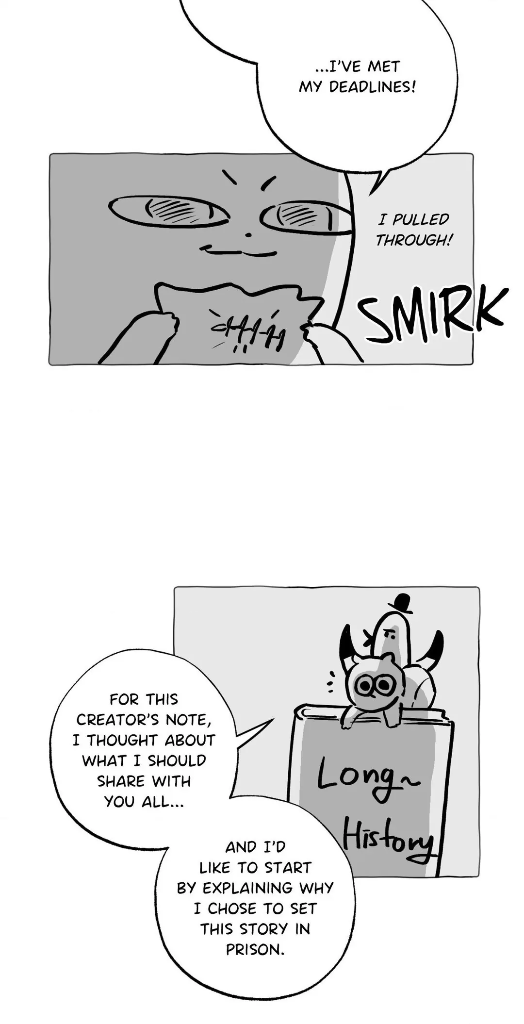 Prison Breakfast  [Official] - Creator's Note manhwa