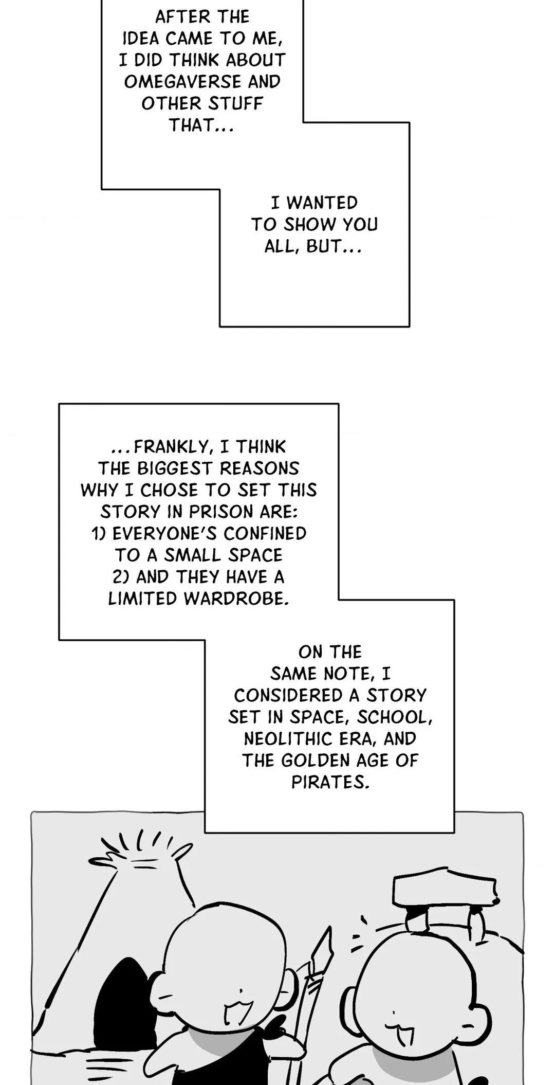 Prison Breakfast  [Official] - Creator's Note manhwa