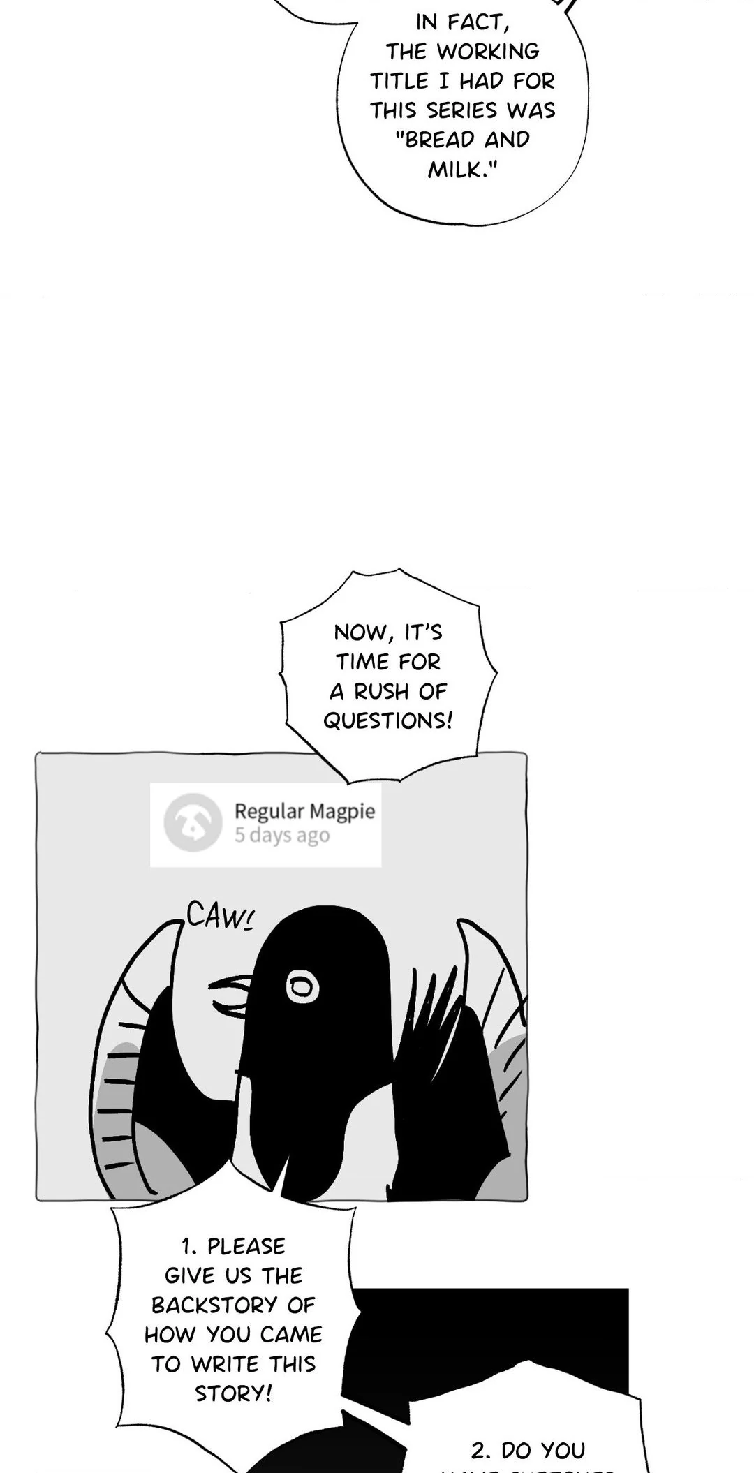 Prison Breakfast  [Official] - Creator's Note manhwa