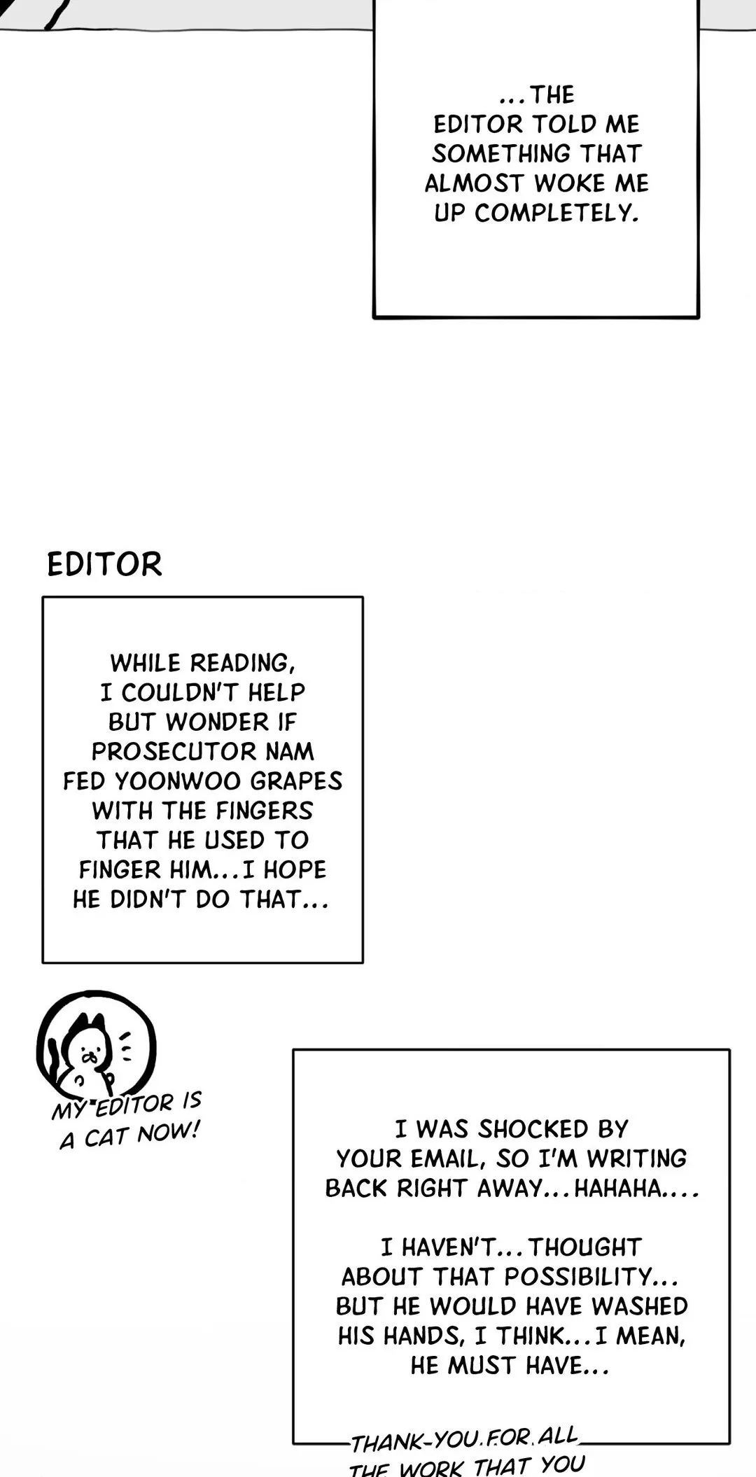 Prison Breakfast  [Official] - Creator's Note manhwa