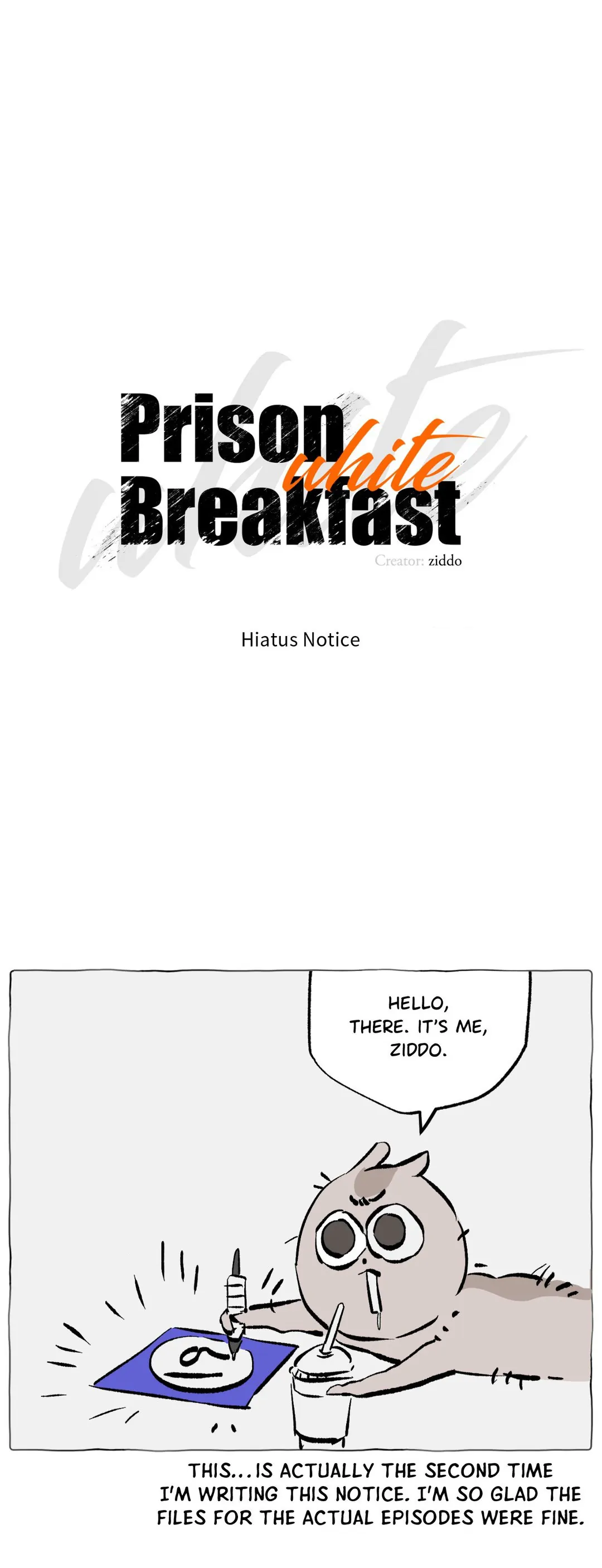 Prison Breakfast  [Official] - Hiatus Special + Character Profiles manhwa