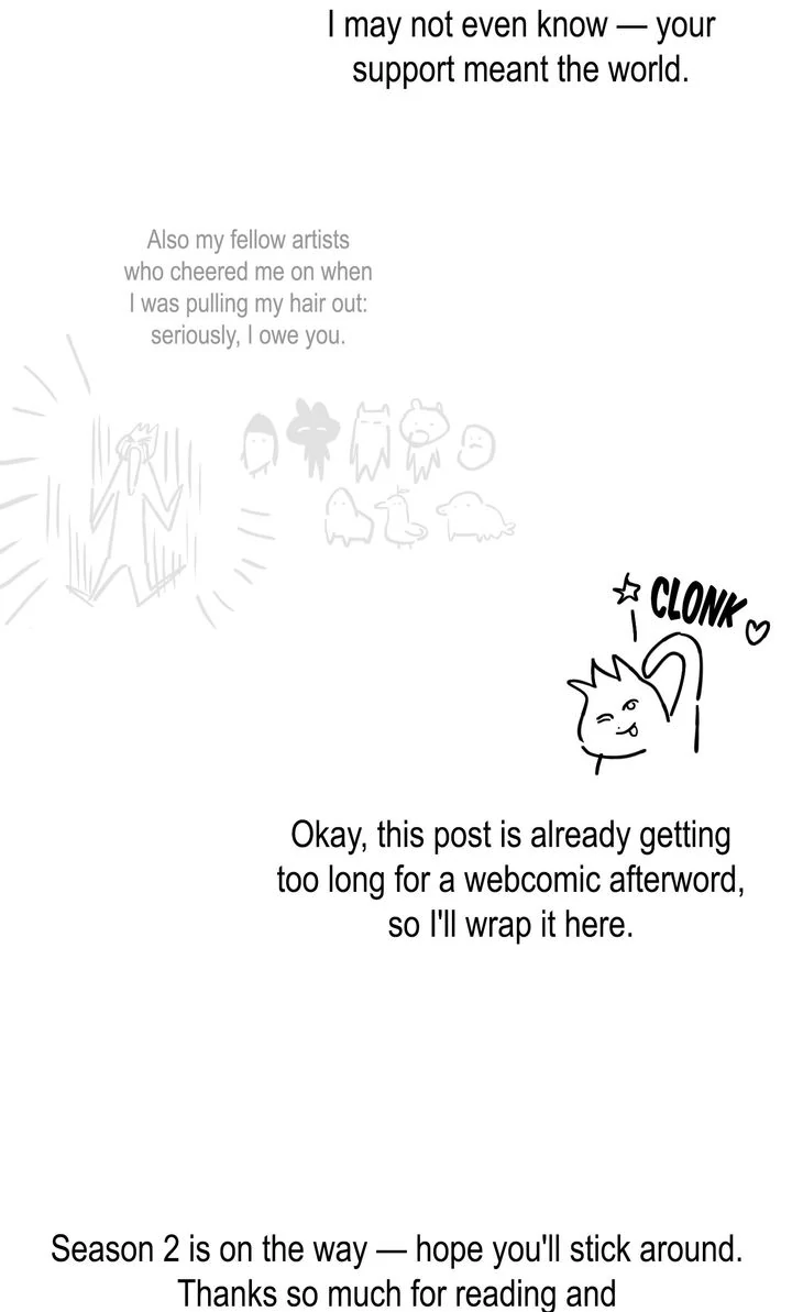The Hunter’s Gonna Lay Low [Official] - Creator's Note manhwa