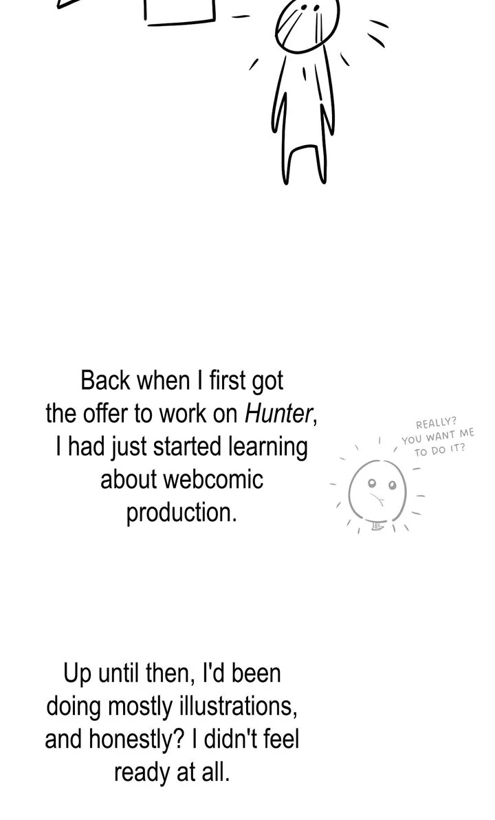 The Hunter’s Gonna Lay Low [Official] - Creator's Note manhwa