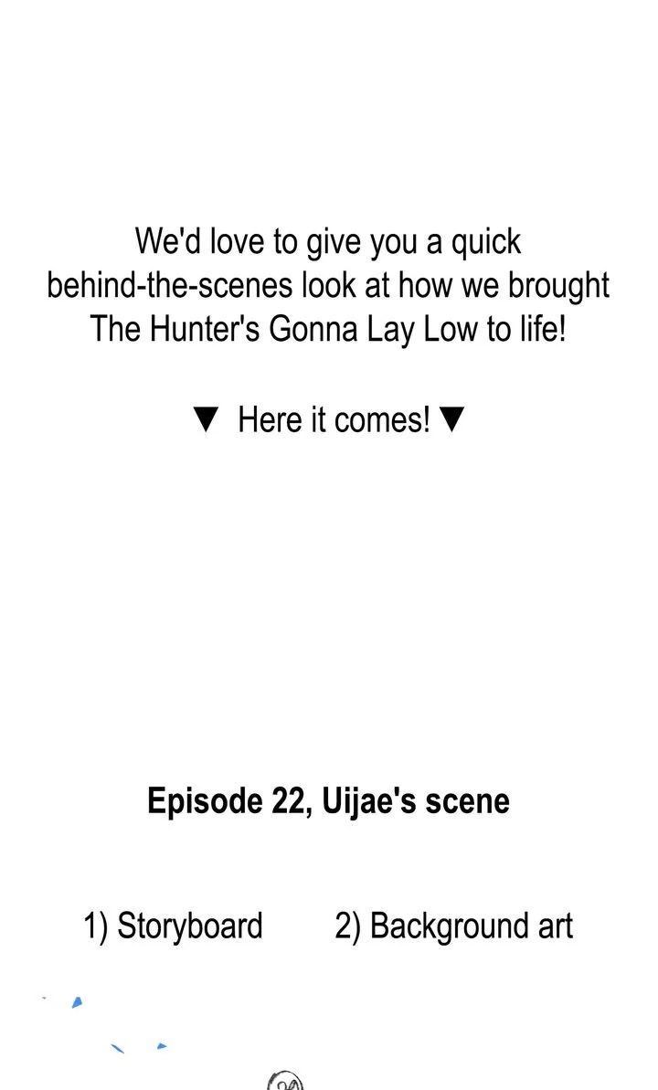 The Hunter’s Gonna Lay Low [Official] - Creator's Note manhwa