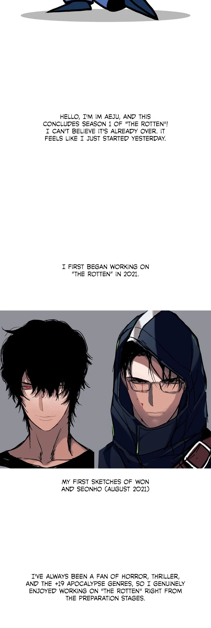The Rotten [Official] - Creator's Note manhwa