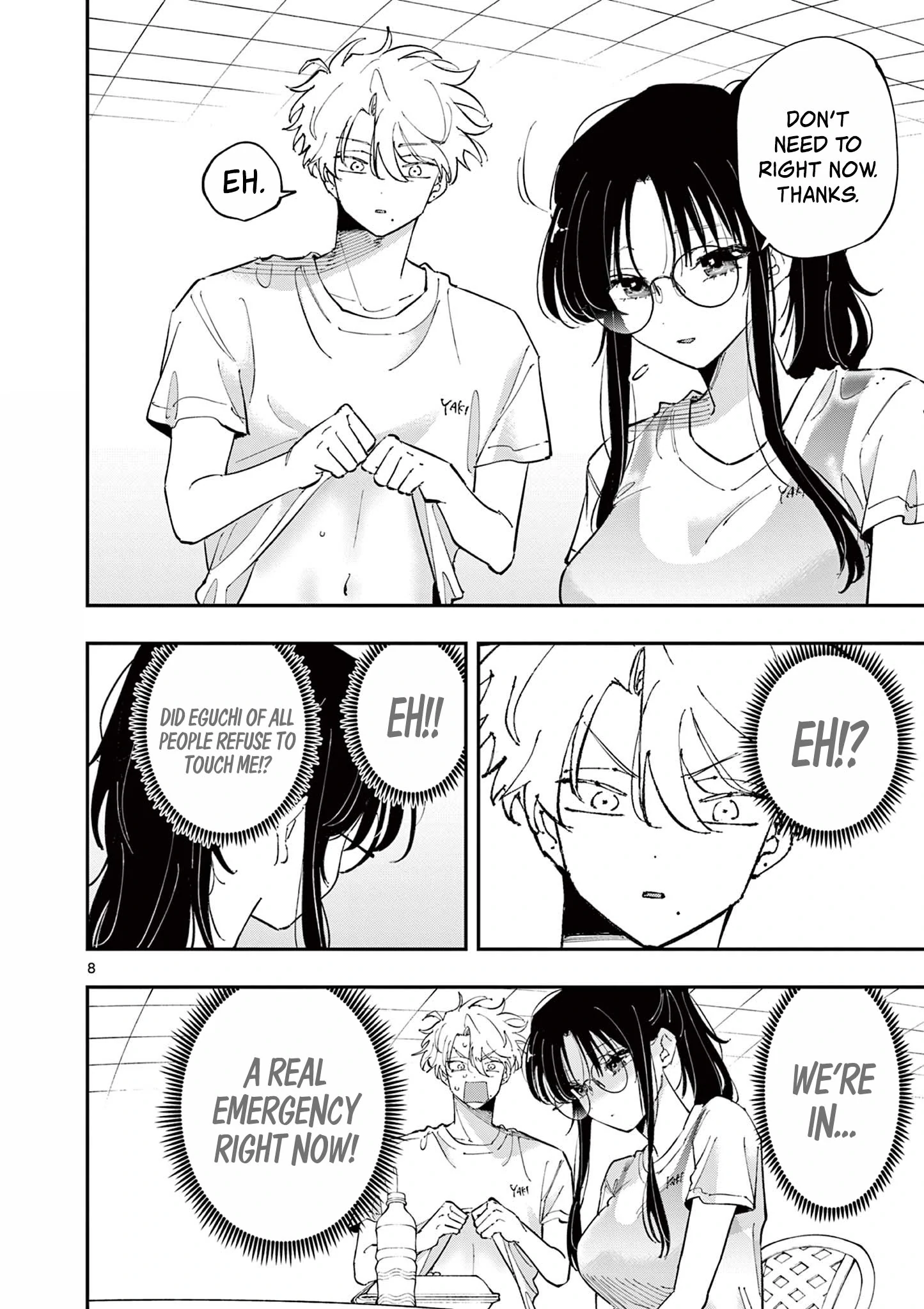 The Person Sitting Next to Me Looking at Me With Perverted Eyes | English ver - Chapter 54 manhwa