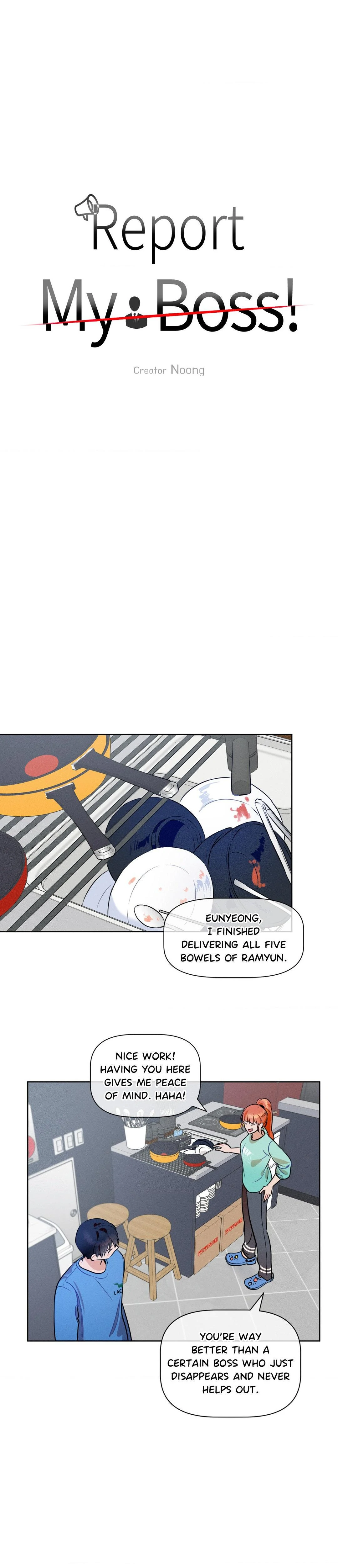 Report My Boss! [Official] - Chapter 13 manhwa