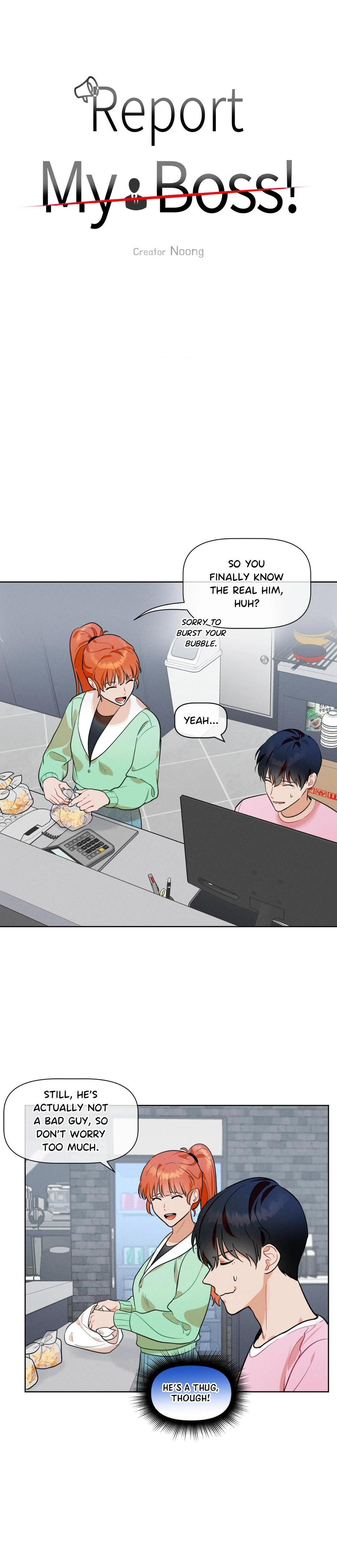 Report My Boss! [Official] - Chapter 16 manhwa