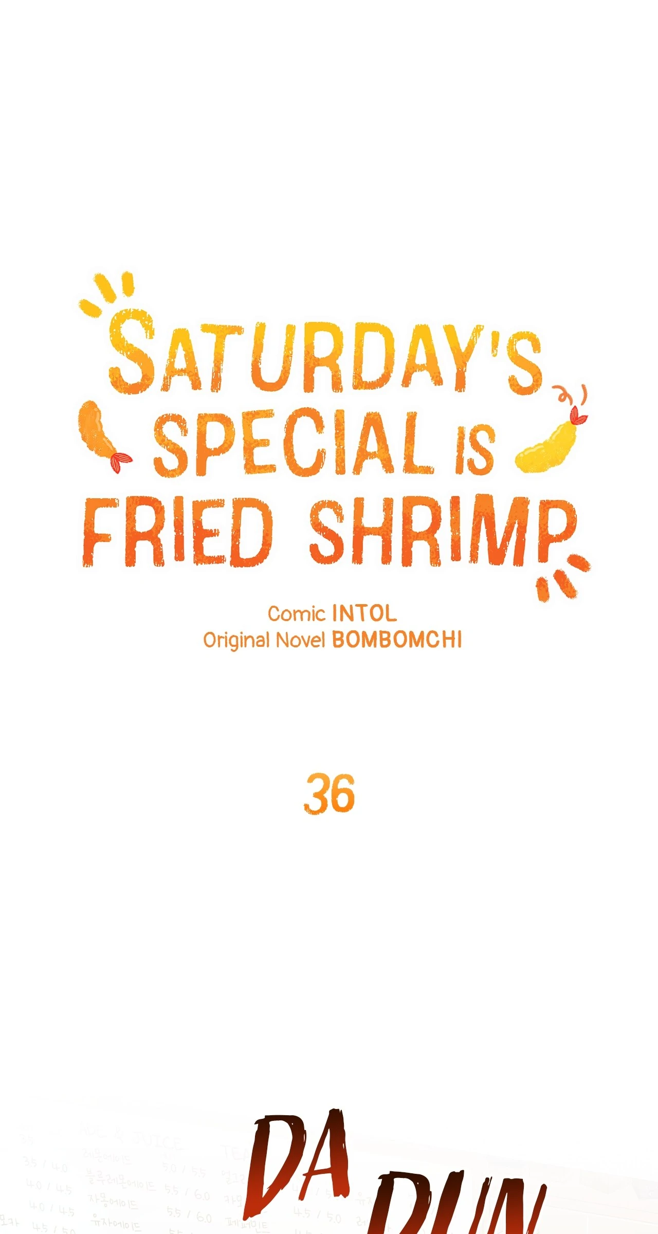 Saturday’s Special is Fried Shrimp - Chapter 36 manhwa