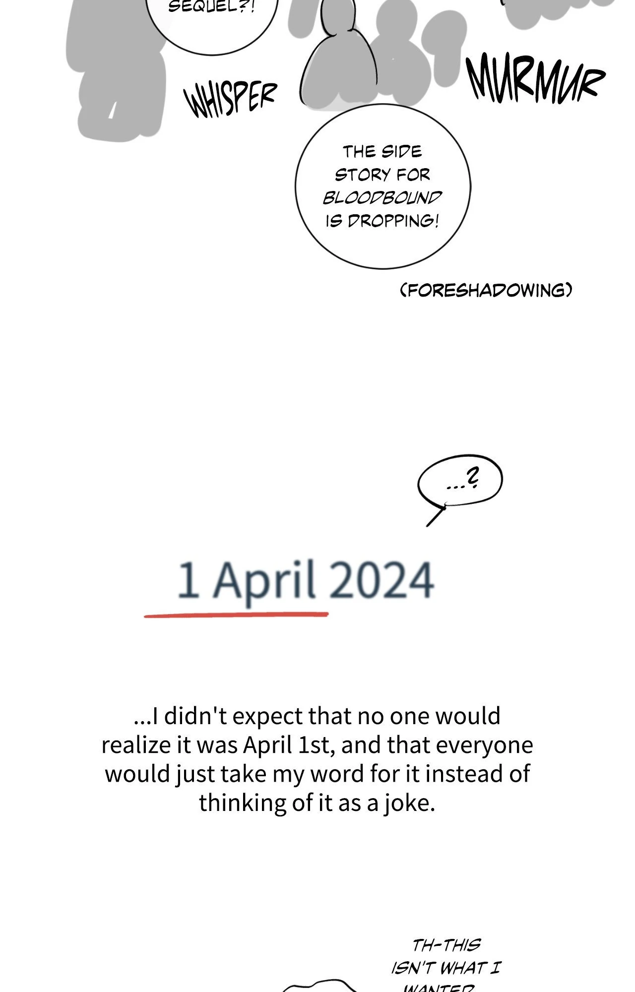 Bloodbound [Official] - Creator's Note manhwa