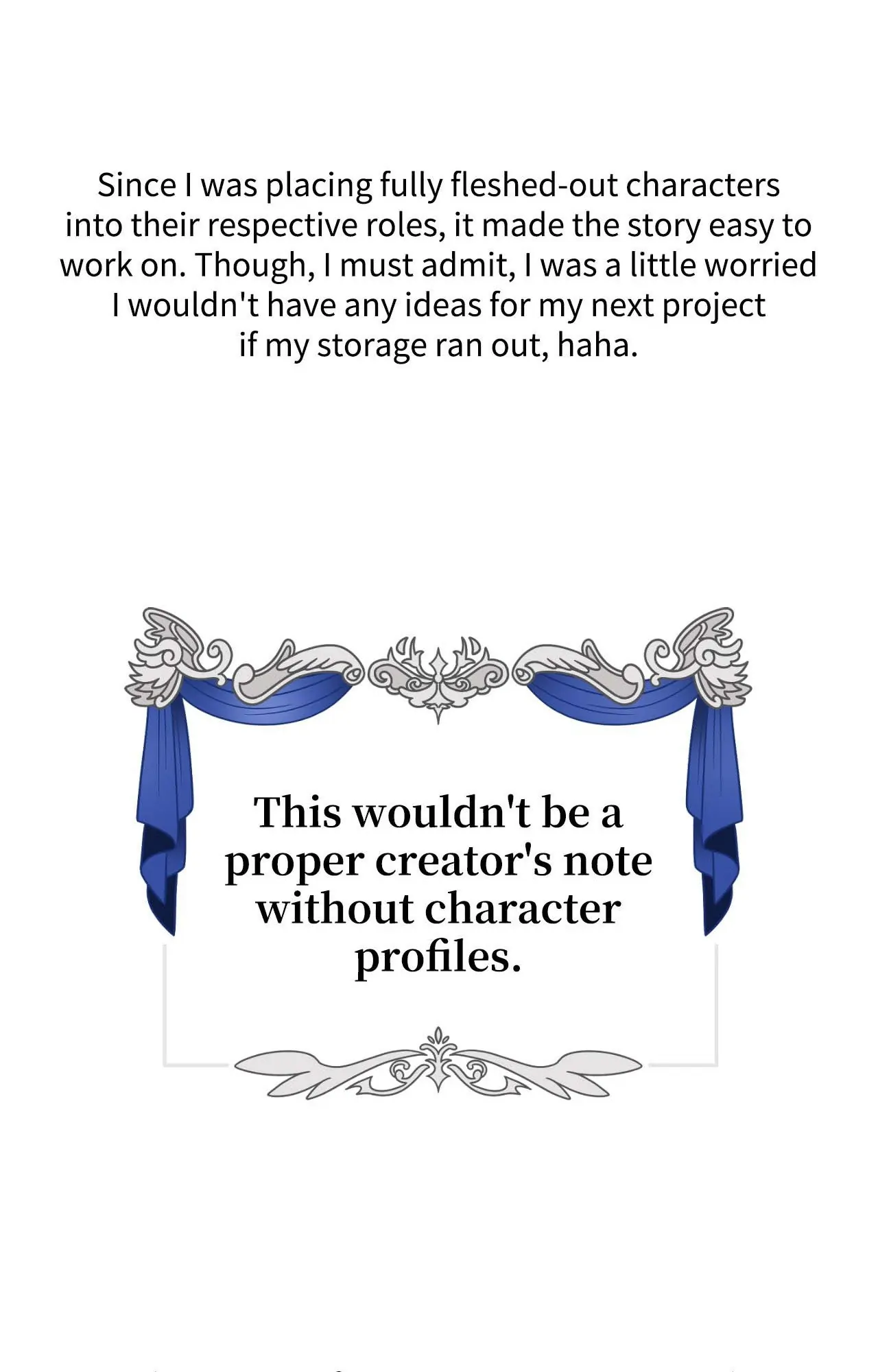 Bloodbound [Official] - Creator's Note manhwa