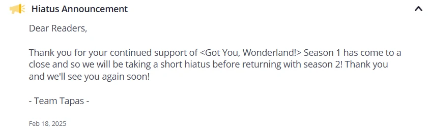 Got You! Wonderland [Official] - Special Episode 3 [End] manhwa
