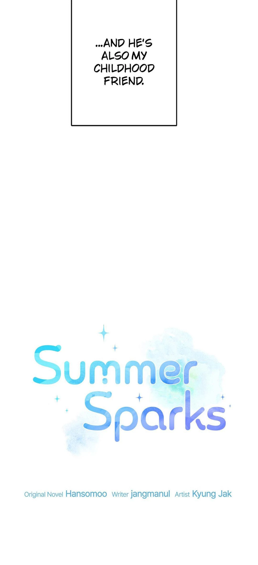 Summer Sparks - Chapter 1 manhwa