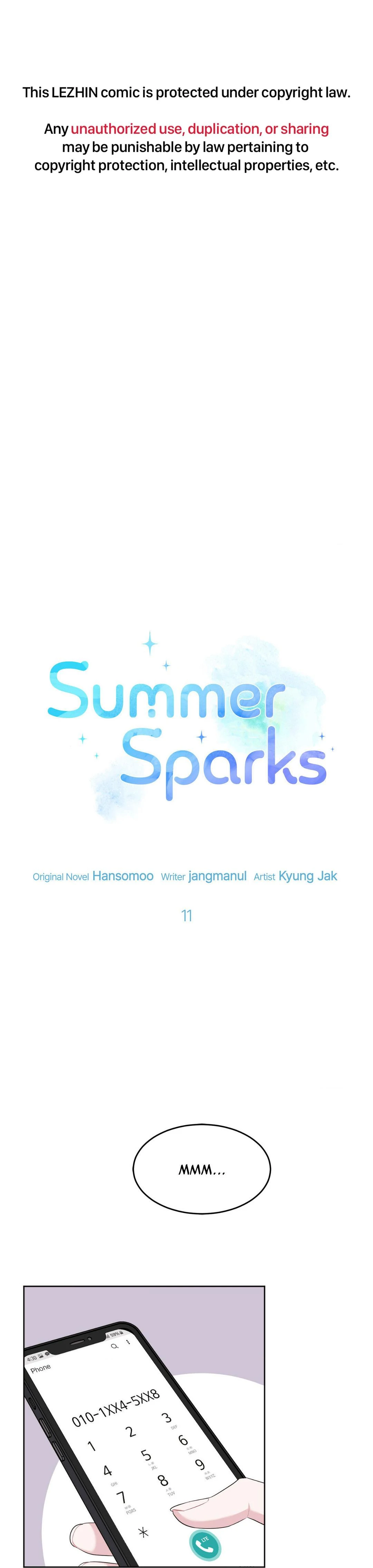 Summer Sparks - Chapter 11 manhwa