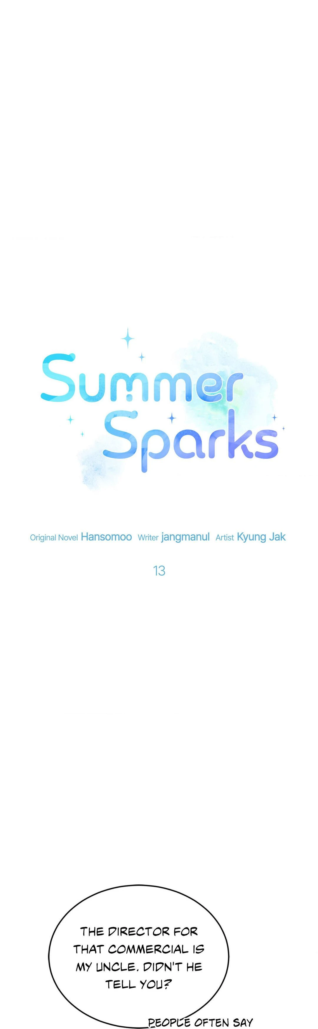 Summer Sparks - Chapter 13 manhwa