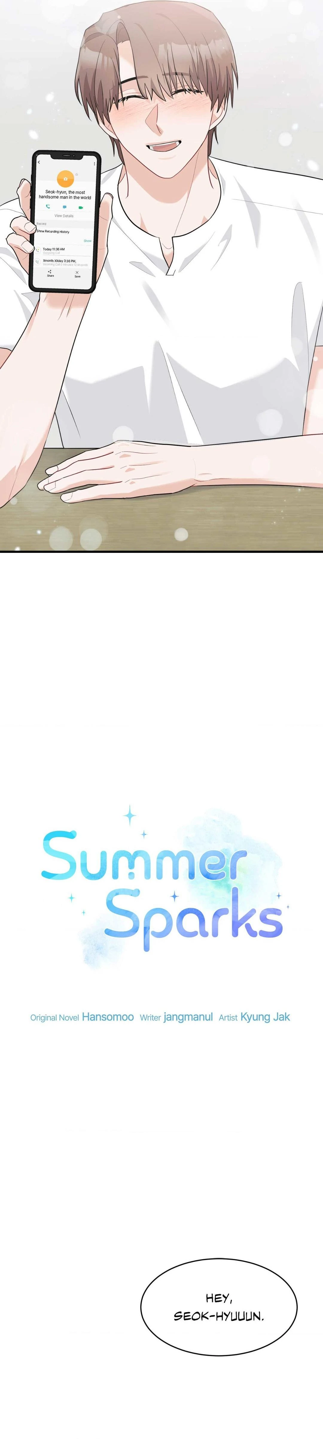 Summer Sparks - Chapter 30 manhwa