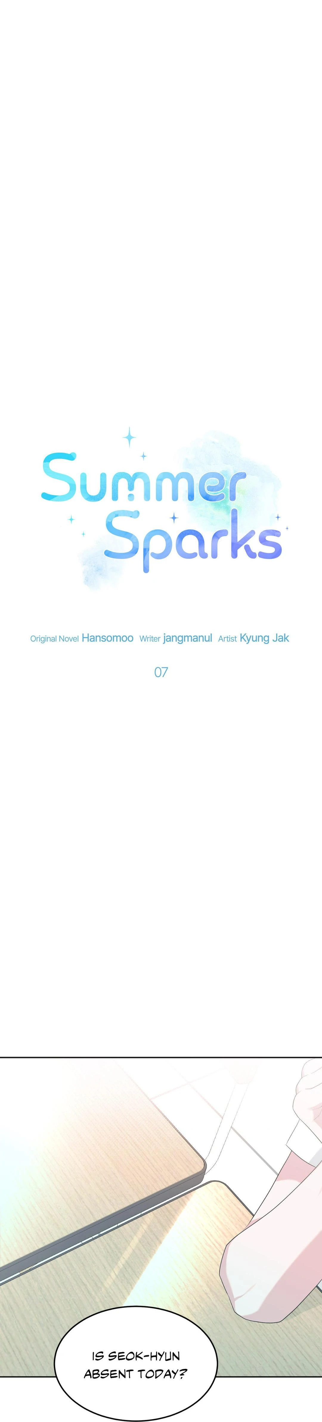 Summer Sparks - Chapter 7 manhwa