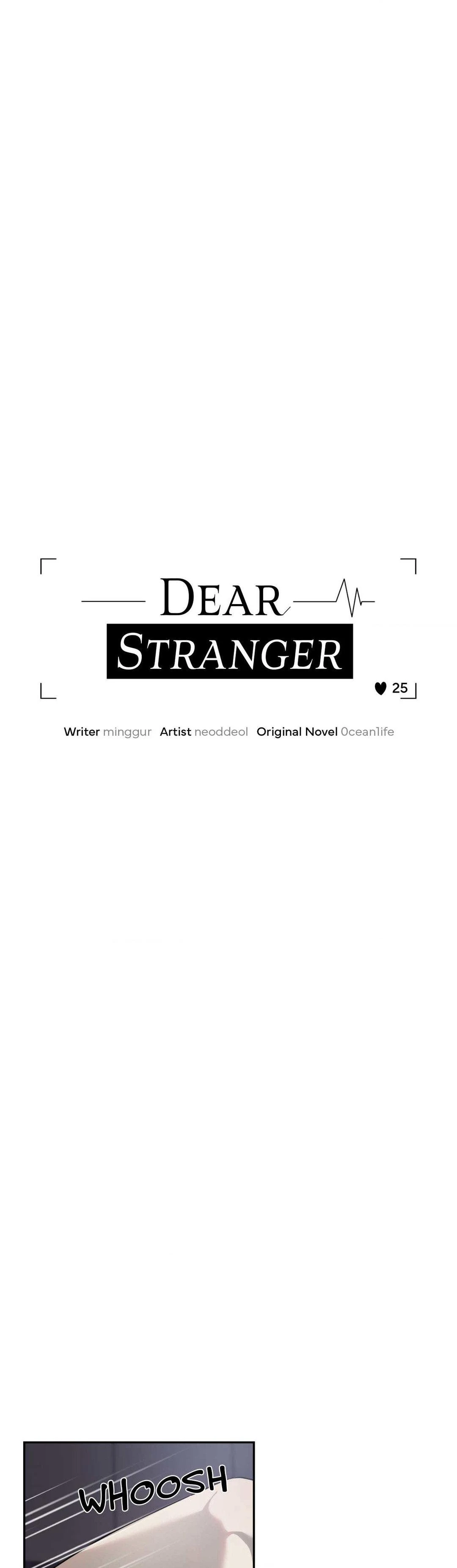 Dear Stranger - Chapter 25 manhwa
