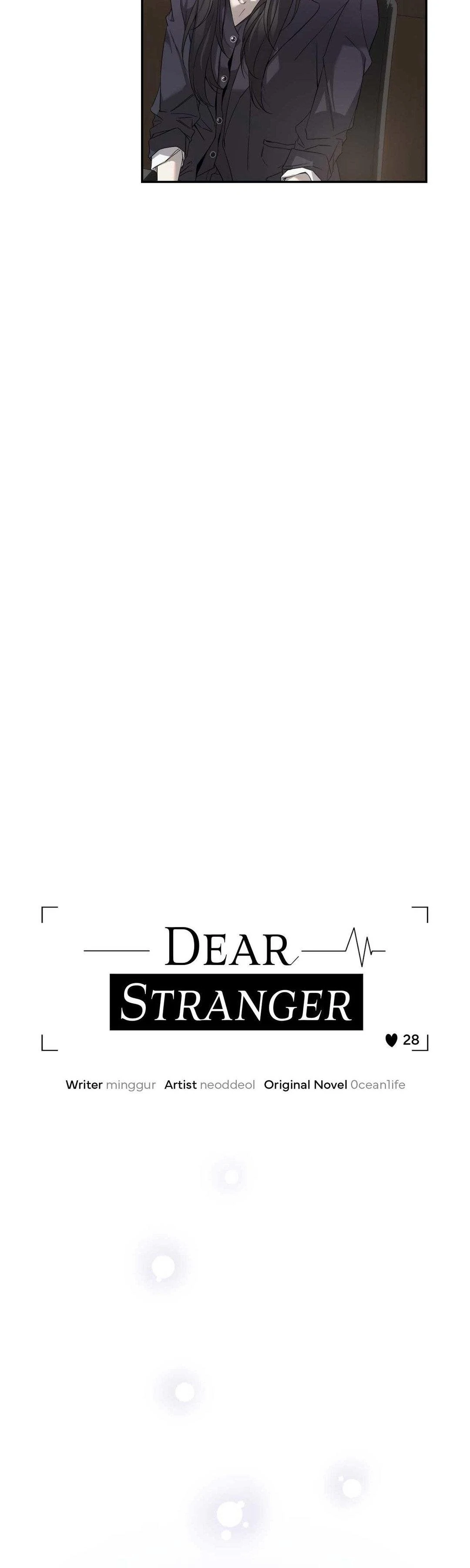 Dear Stranger - Chapter 28 manhwa