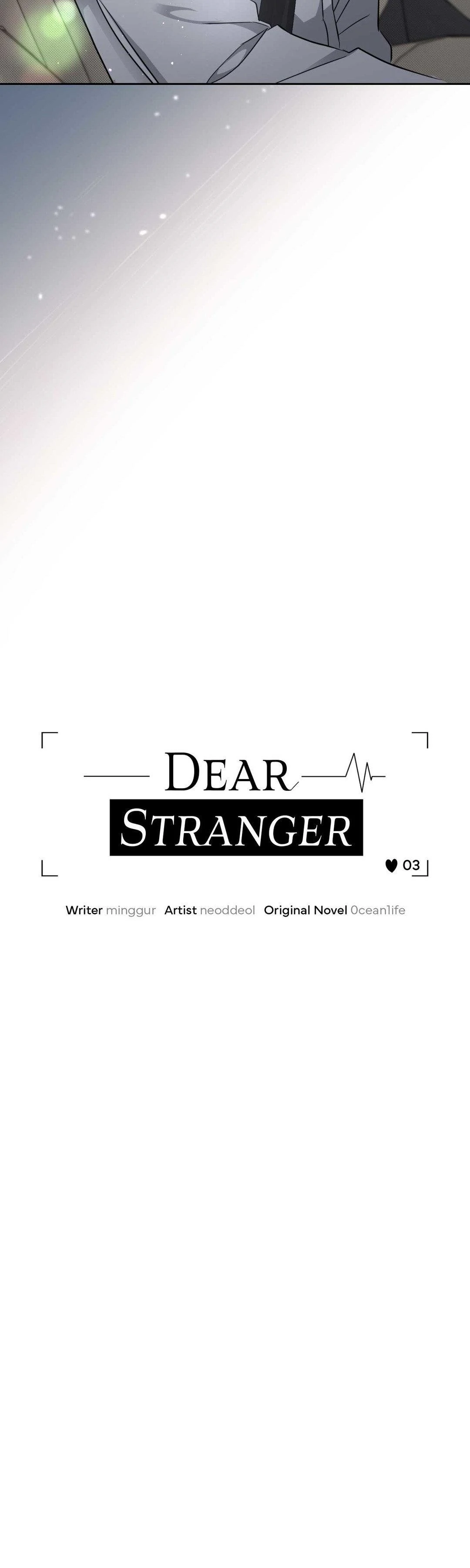 Dear Stranger - Chapter 3 manhwa