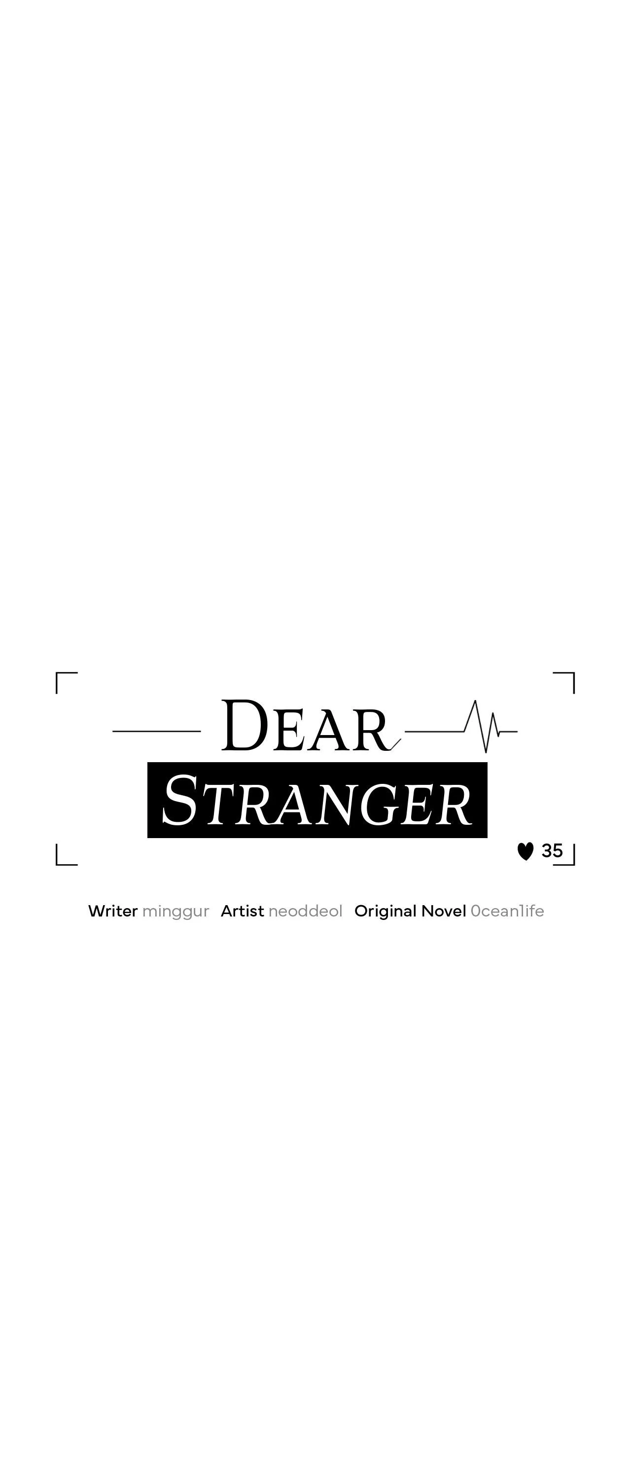 Dear Stranger - Chapter 35 manhwa