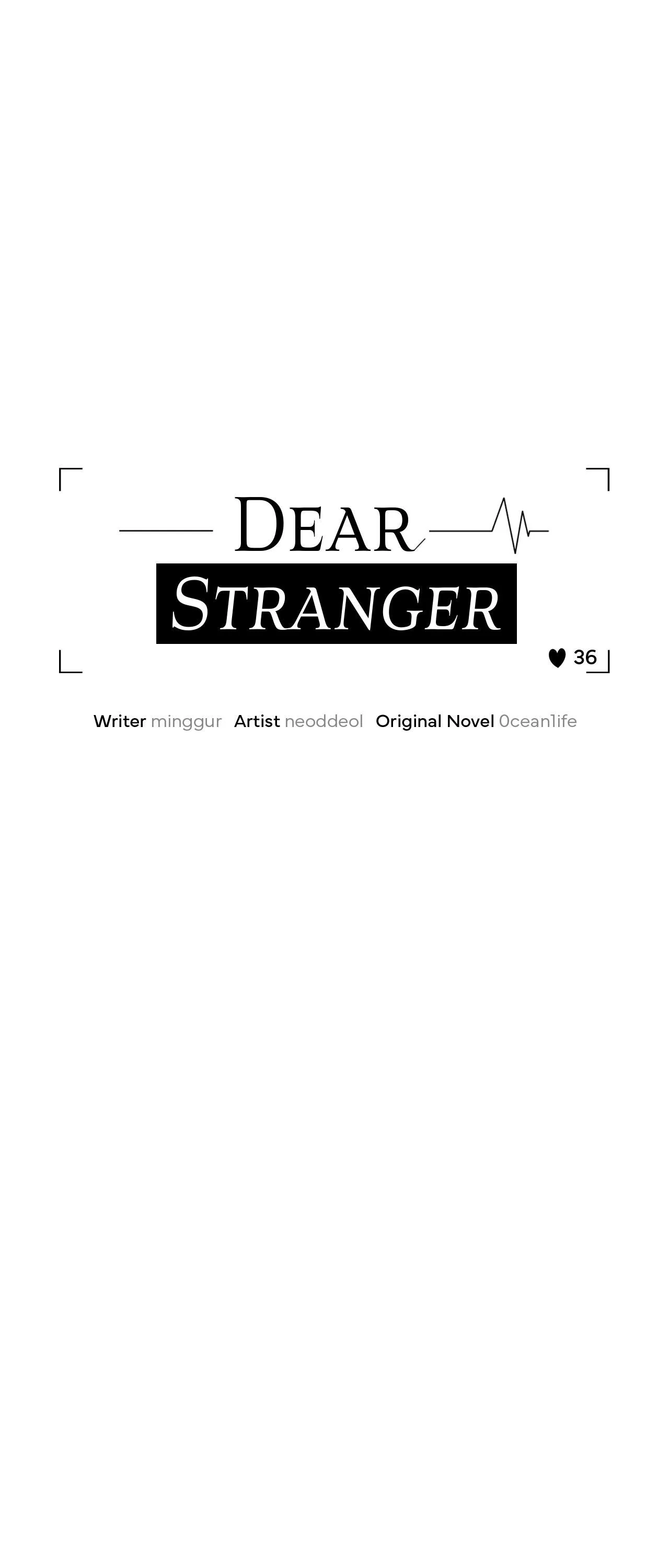 Dear Stranger - Chapter 36 manhwa