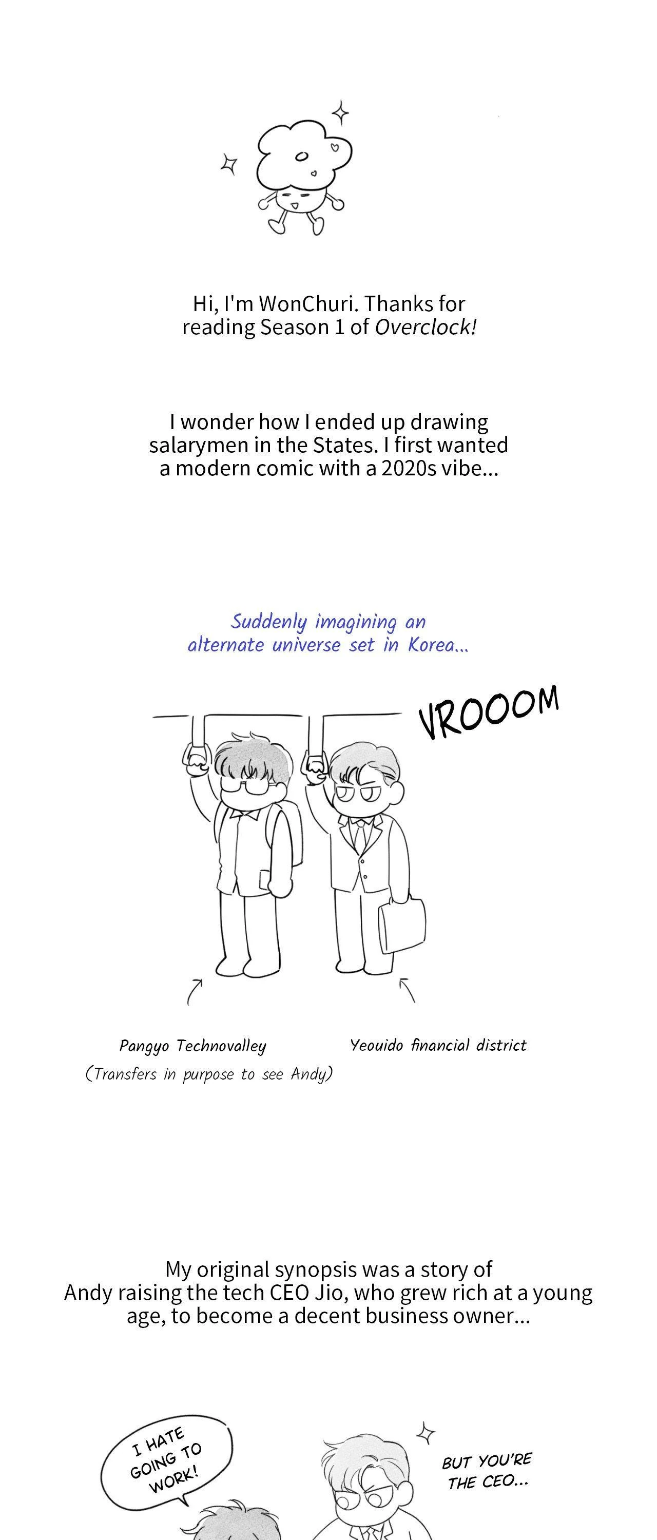 Overclock [Official] - Creator's Note manhwa