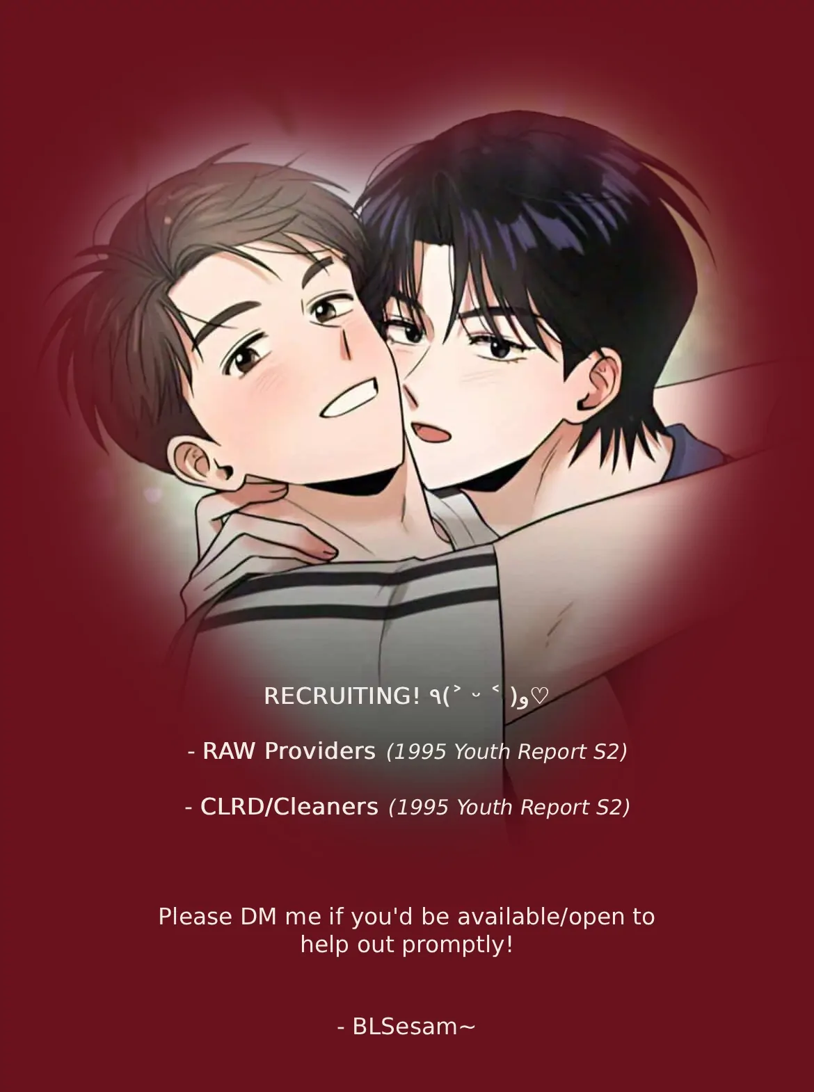 🇺🇸 1995 Youth Report [BLSesam] - Bonus Art + Season 2 Date Announcement manhwa