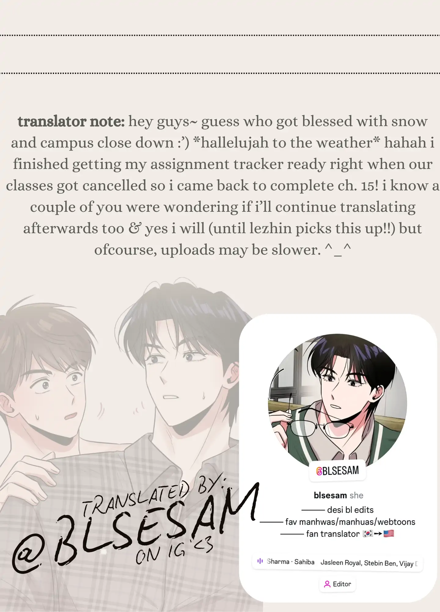 🇺🇸 1995 Youth Report [BLSesam] - Ch. 15 manhwa