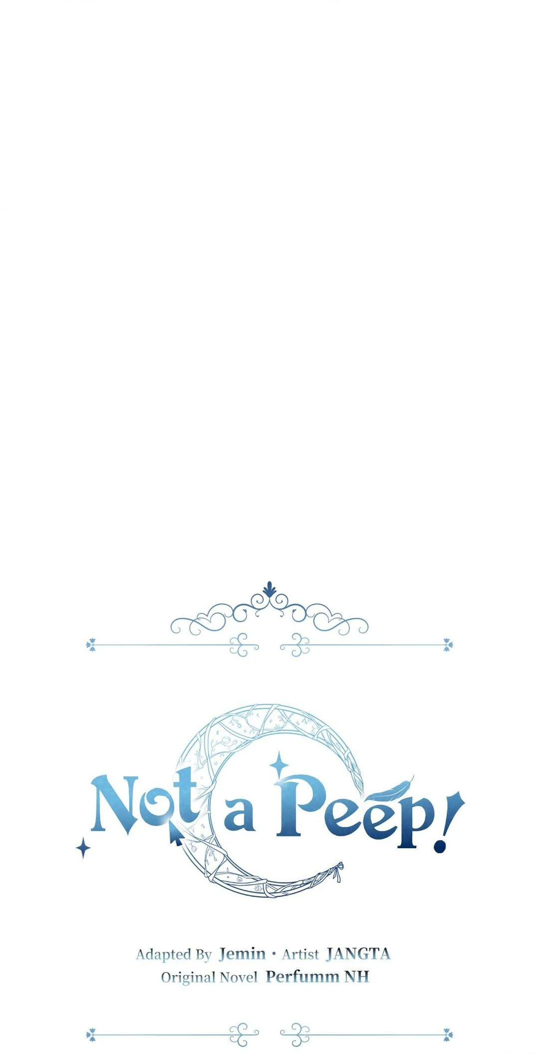 Not a Peep! - Chapter 8 manhwa
