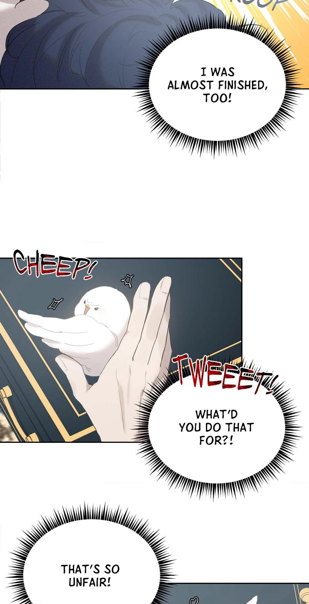 Not a Peep! - Chapter 8 manhwa