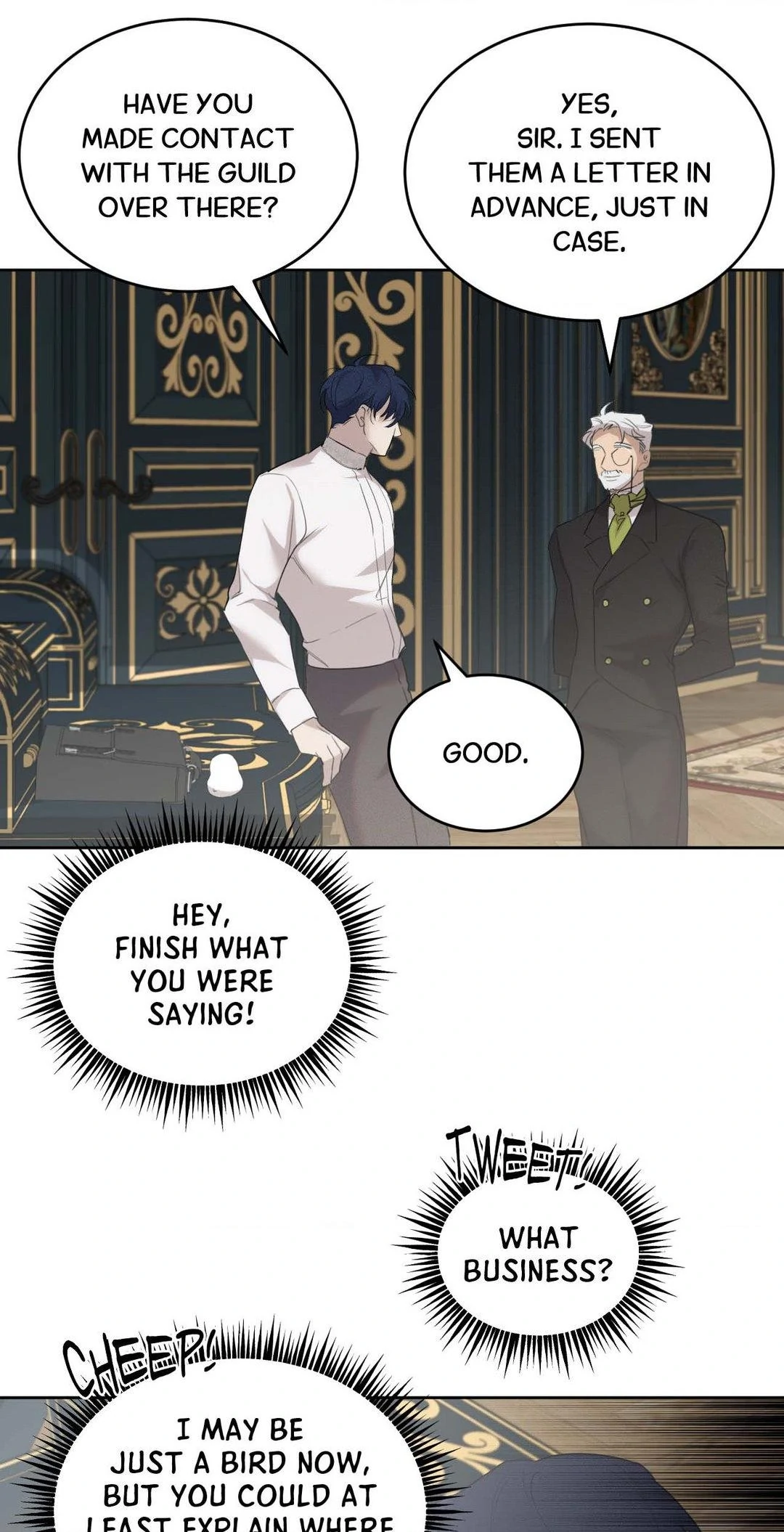 Not a Peep! - Chapter 8 manhwa