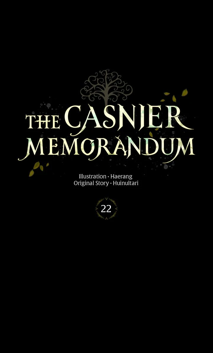 The Casnier Memorandum [Full ver.] (Official) - Chapter 22 manhwa