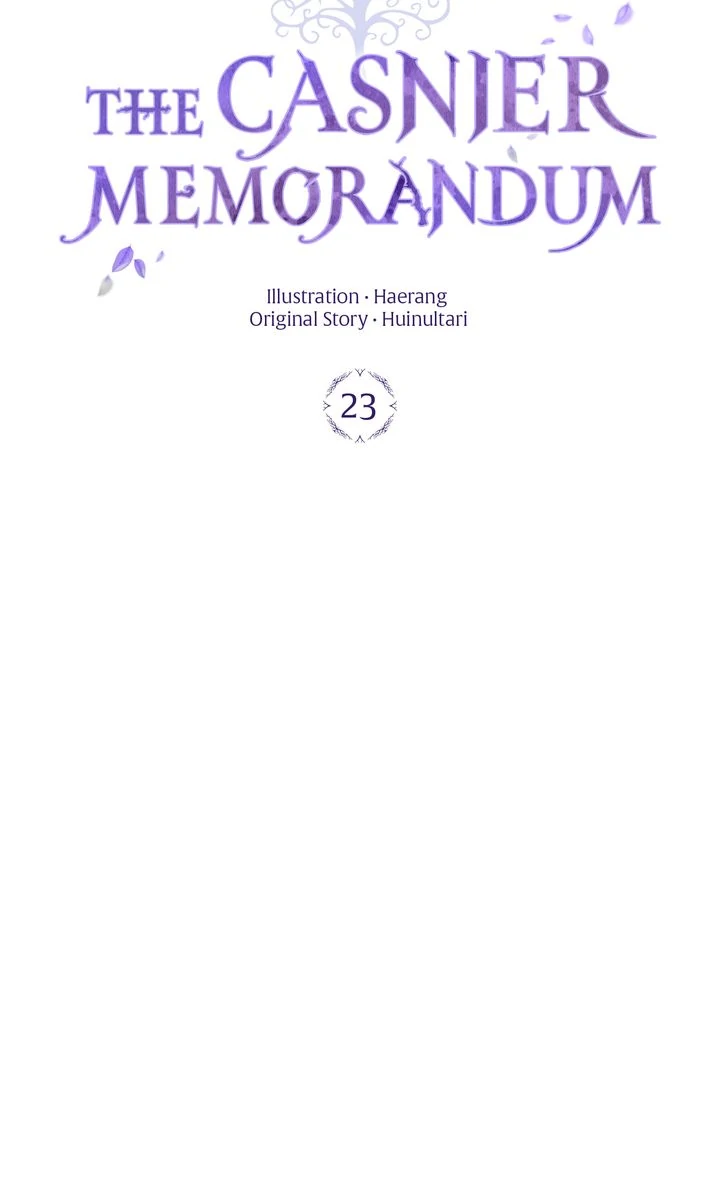 The Casnier Memorandum [Full ver.] (Official) - Chapter 23 manhwa