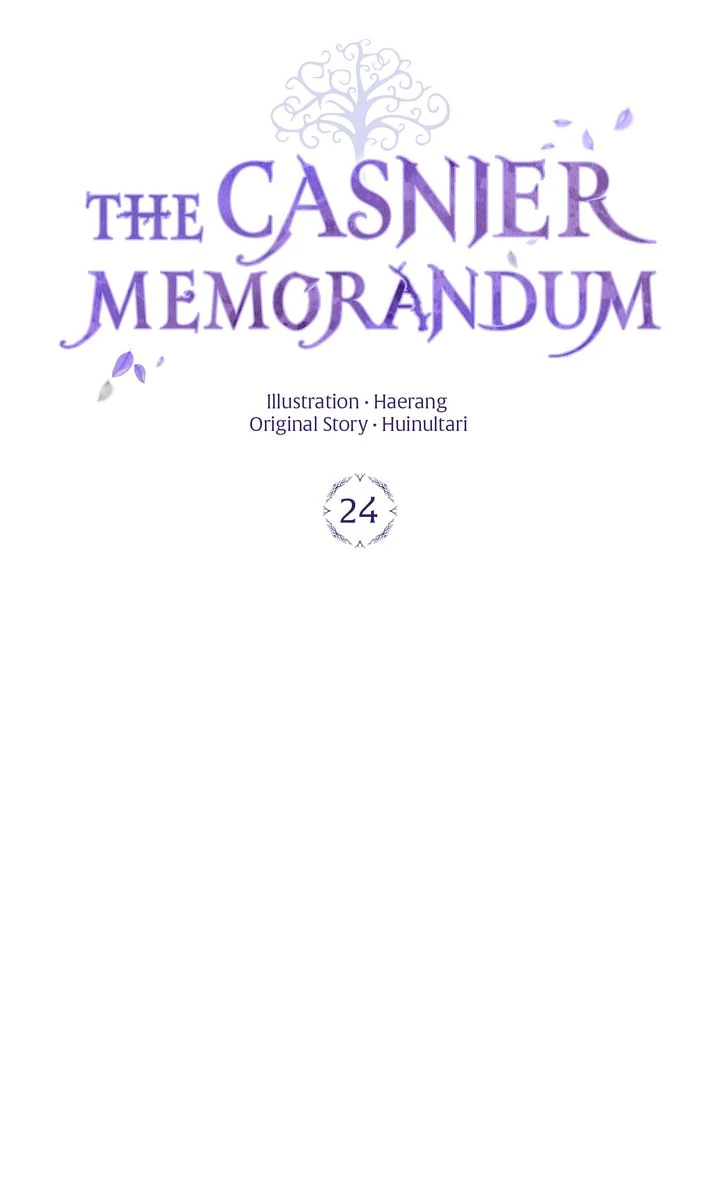 The Casnier Memorandum [Full ver.] (Official) - Chapter 24 manhwa