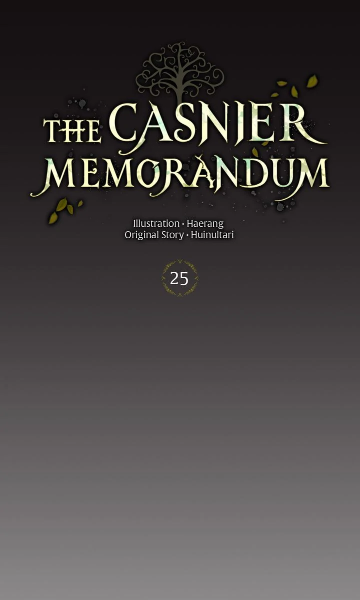 The Casnier Memorandum [Full ver.] (Official) - Chapter 25 manhwa