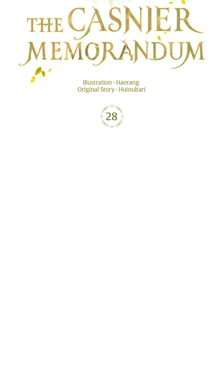 The Casnier Memorandum [Full ver.] (Official) - Chapter 28 manhwa